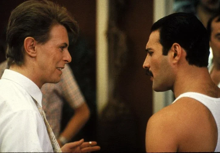 David Bowie e Freddie Mercury al Live Aid