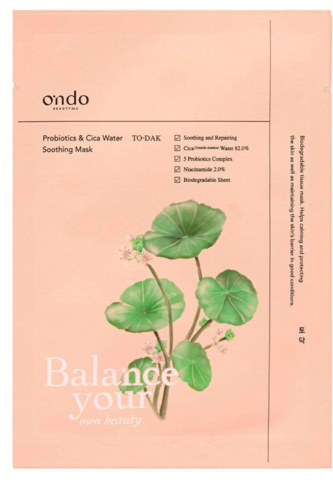maschera per microbioma cutaneo