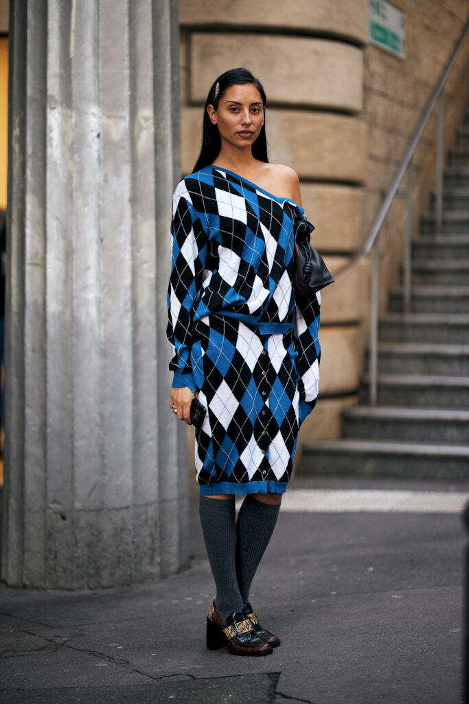 come vestirsi a gennaio tendenza moda inverno 2026 vestiti a quadri fantasie e stampe