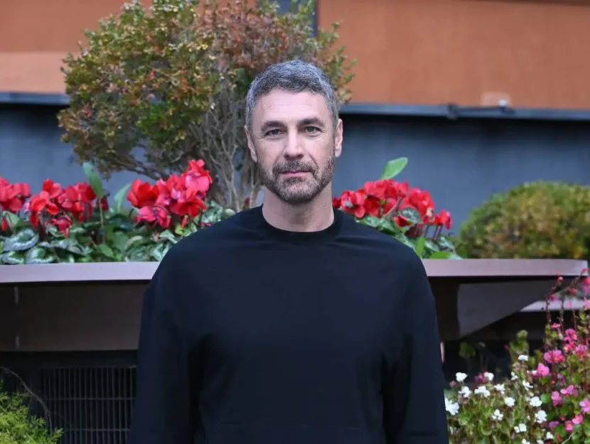 Raoul Bova, protagonista di Don Matteo, presso la sede Rai di Via Teulada