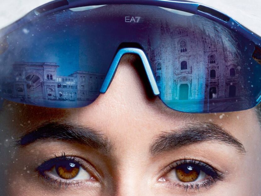 Sofia Goggia testimonial di EA7 Armani per i giochi olimpici invernali di Milano-Cortina 2026