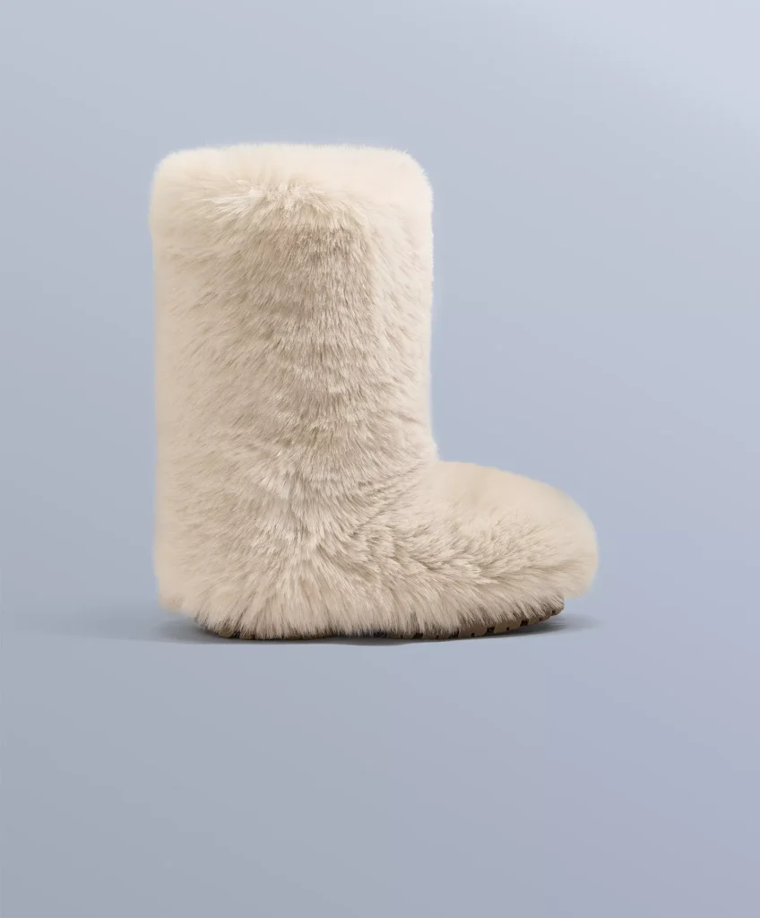 stivali di pelliccia tendenza scarpe moda inverno 2026