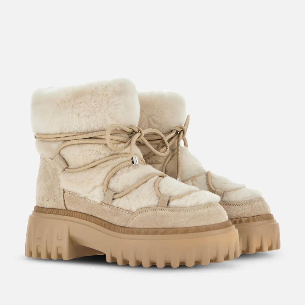 stivali di pelliccia tendenza scarpe moda inverno 2026