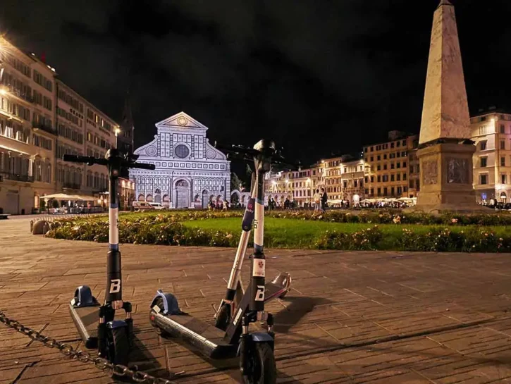 Firenze prima città in Italia dove i monopattini elettrici sono vietati