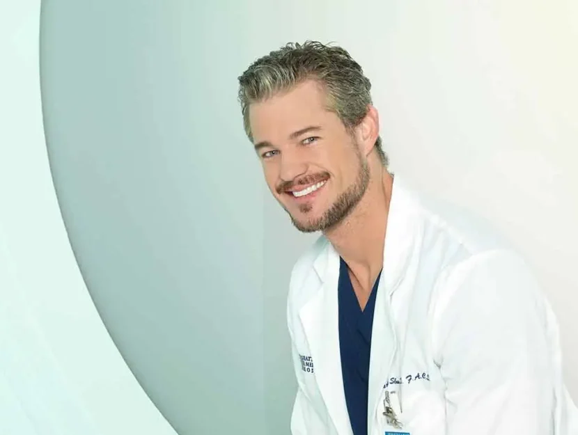 L'attore Eric Dane posa nei panni del Dottor Sloan di &laquo;Grey's Anatomy&raquo;