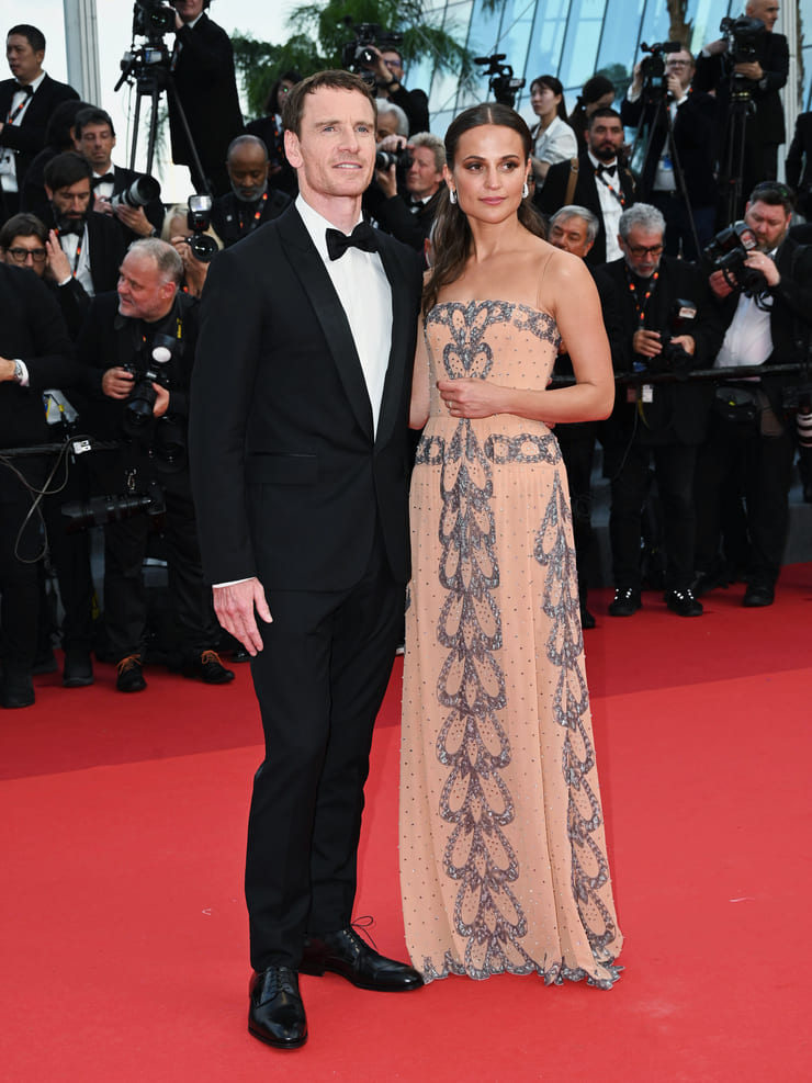 Alicia Vikander e il marito Michael Fassbender