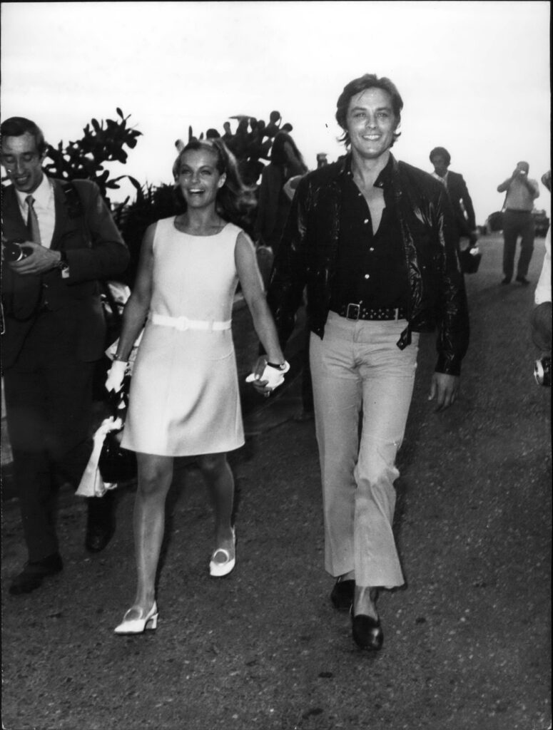 la storia d'amore tra Romy Schneider e Alain Delon