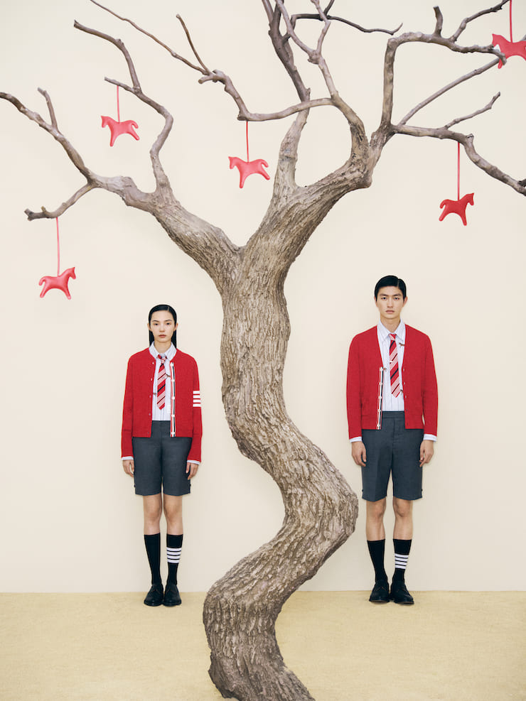 Campagna per l'anno del Cavallo by Thom Browne