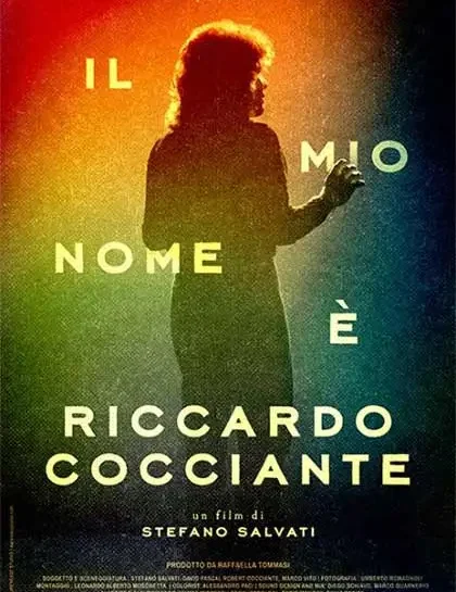 La locandina del docufilm Il mio nome &egrave; Riccardo Cocciante