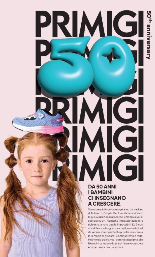 Primigi, 50 anni di primi passi