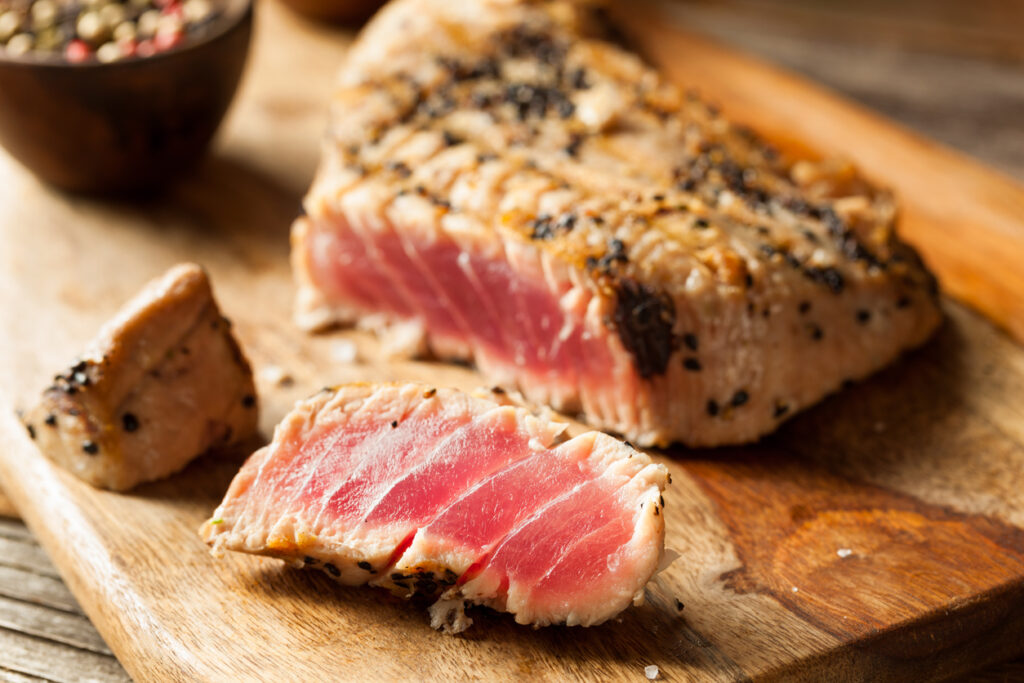Filetto di tonno con sesamo