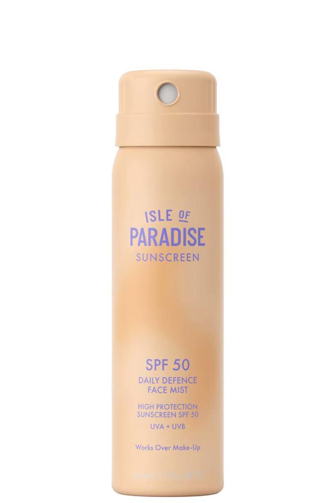 face mist con SPF