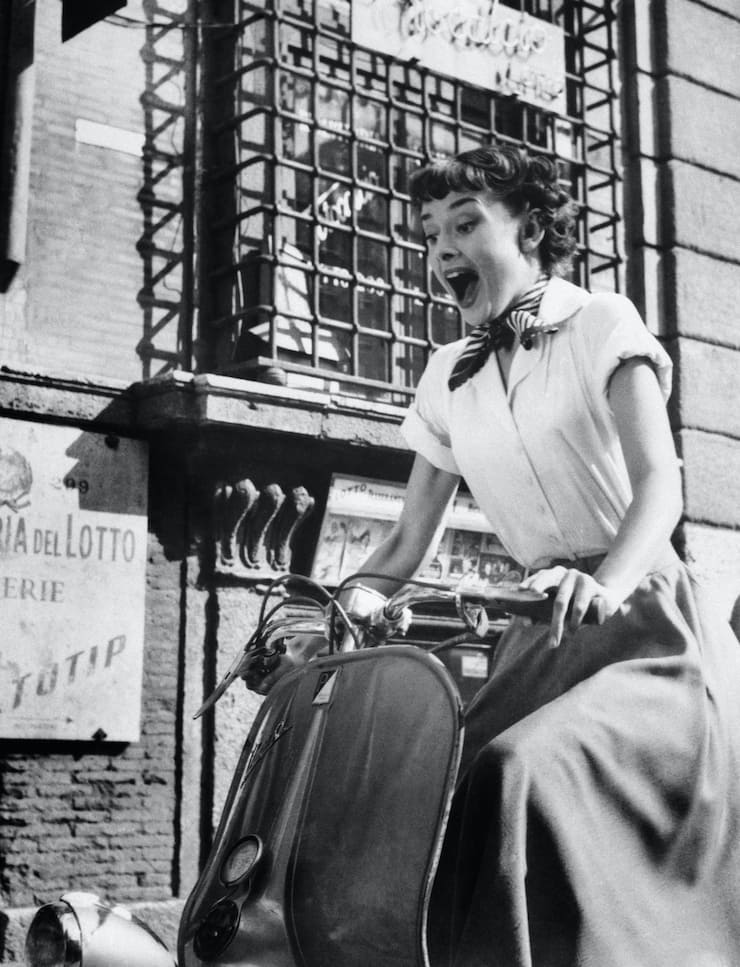 Audrey Hepburn in Vacanze romane