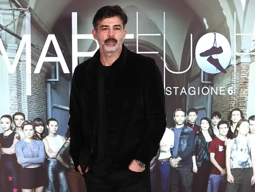 Roma, sede Rai Severo, photocall serie Rai "Mare fuori 6". Nella foto: Carmine Recano