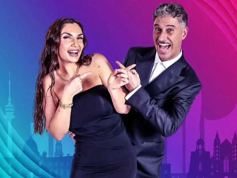 Gabriele Corsi ed Elettra Lamborghini, conduttori di Eurovision 2026