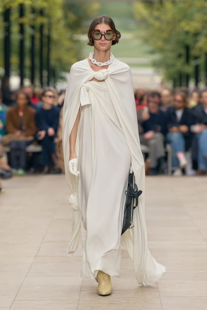 Modella in passerella da Celine
