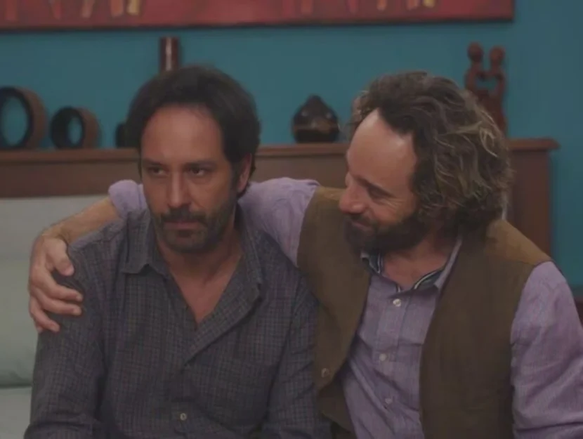 Marco e Walter in una scena de I Cesaroni - il ritorno