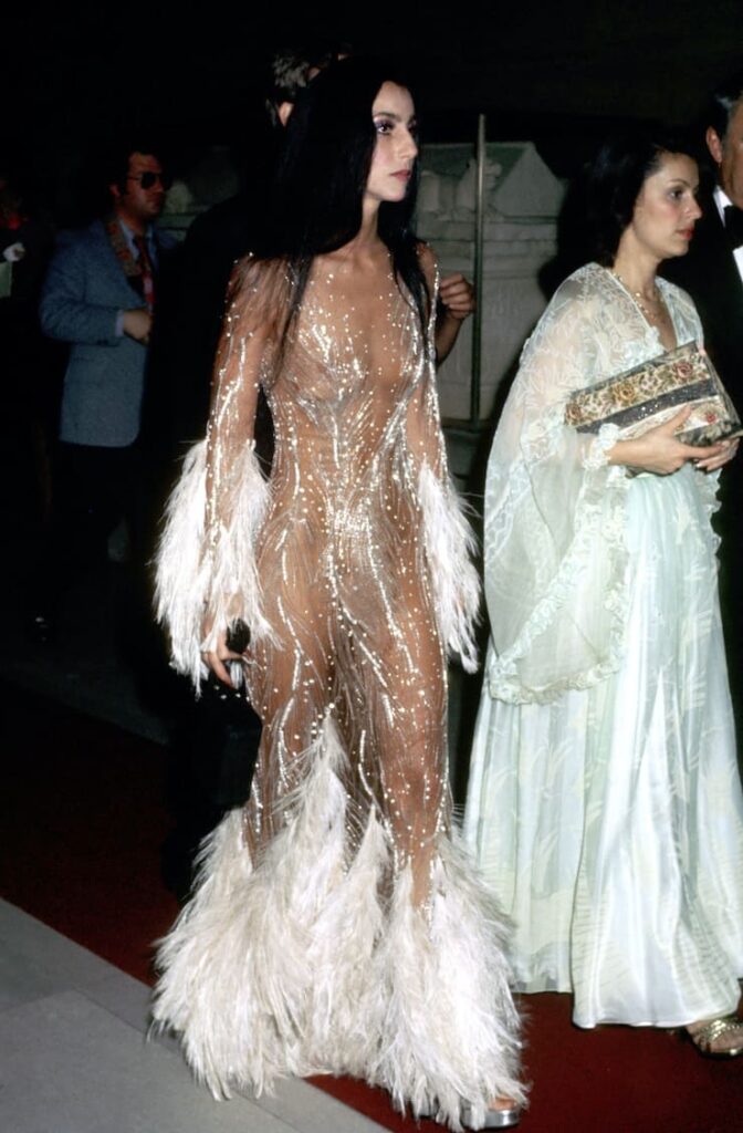 Cher al Met Gala nel 1974