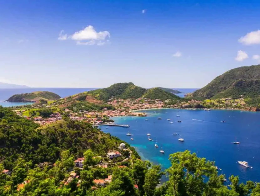 Una veduta di Les Saintes