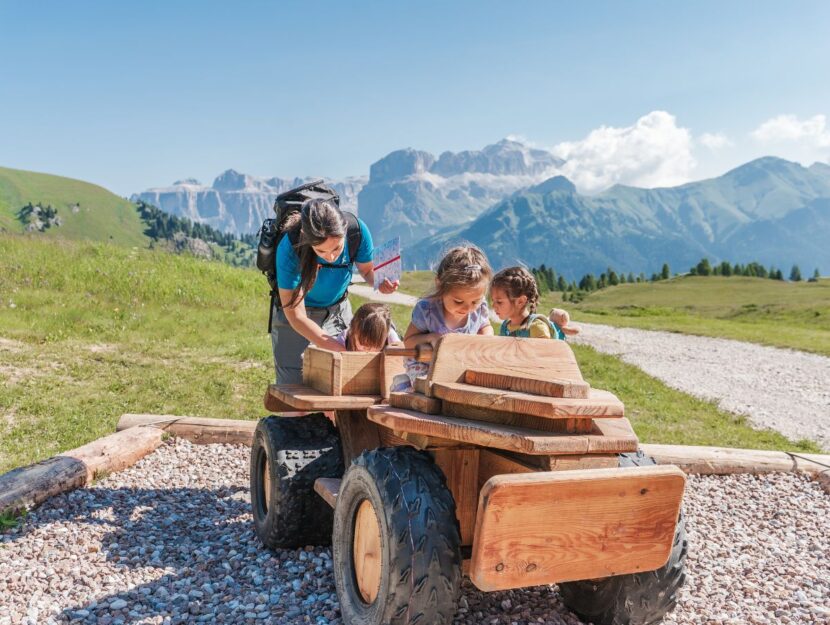 Uno dei maxi-giochi in legno del Ciampark