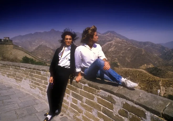 George Michael e Andrew Ridgeley 1985 Cina