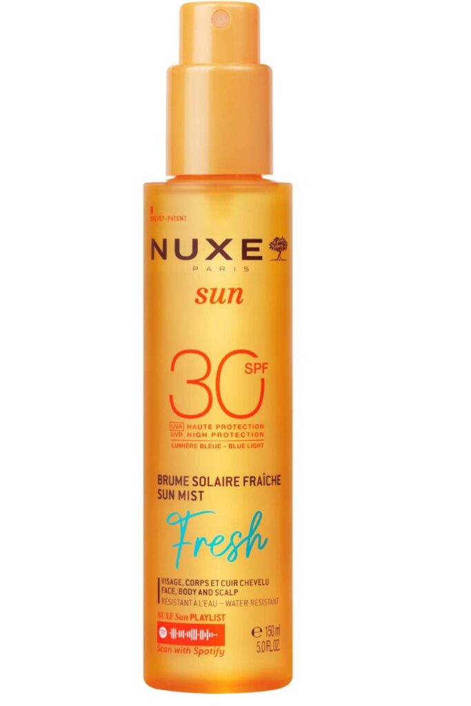 Solare viso, corpo e capelli