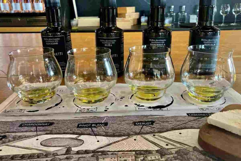 Bicchierini per degustazione oli