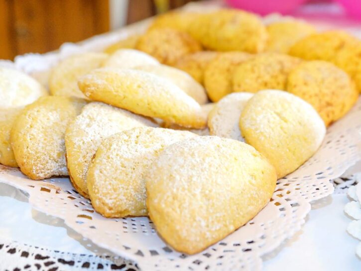 Raviole bolognesi con confettura di mirtilli