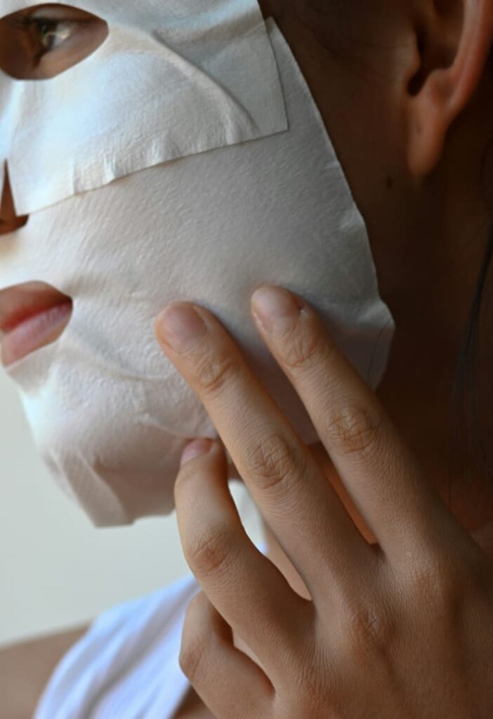 maschera in tessuto
