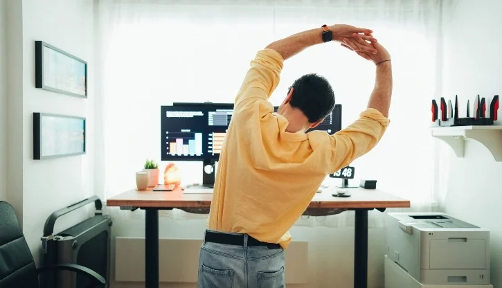 stretching in ufficio