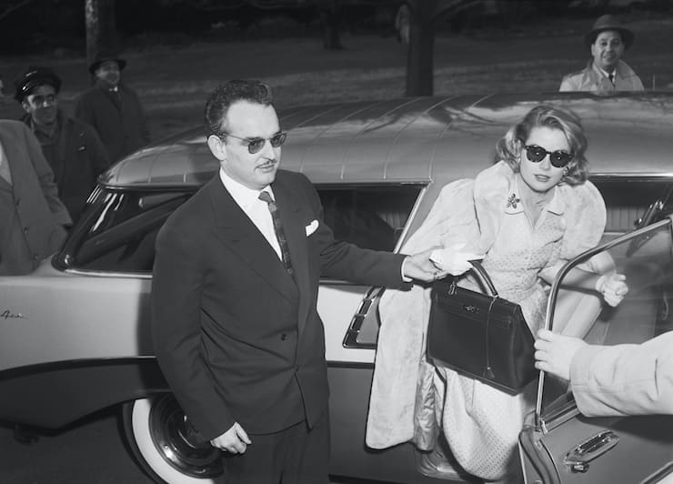 Grace Kelly con il principe Ranierii
