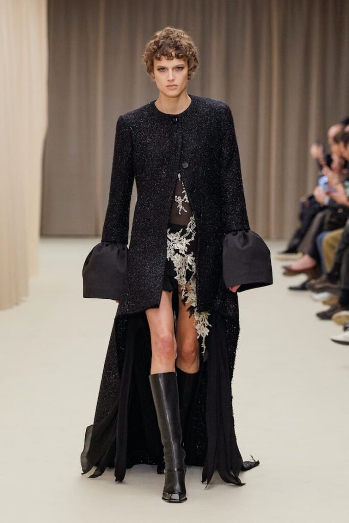 Look da sera alla sfilata McQueen