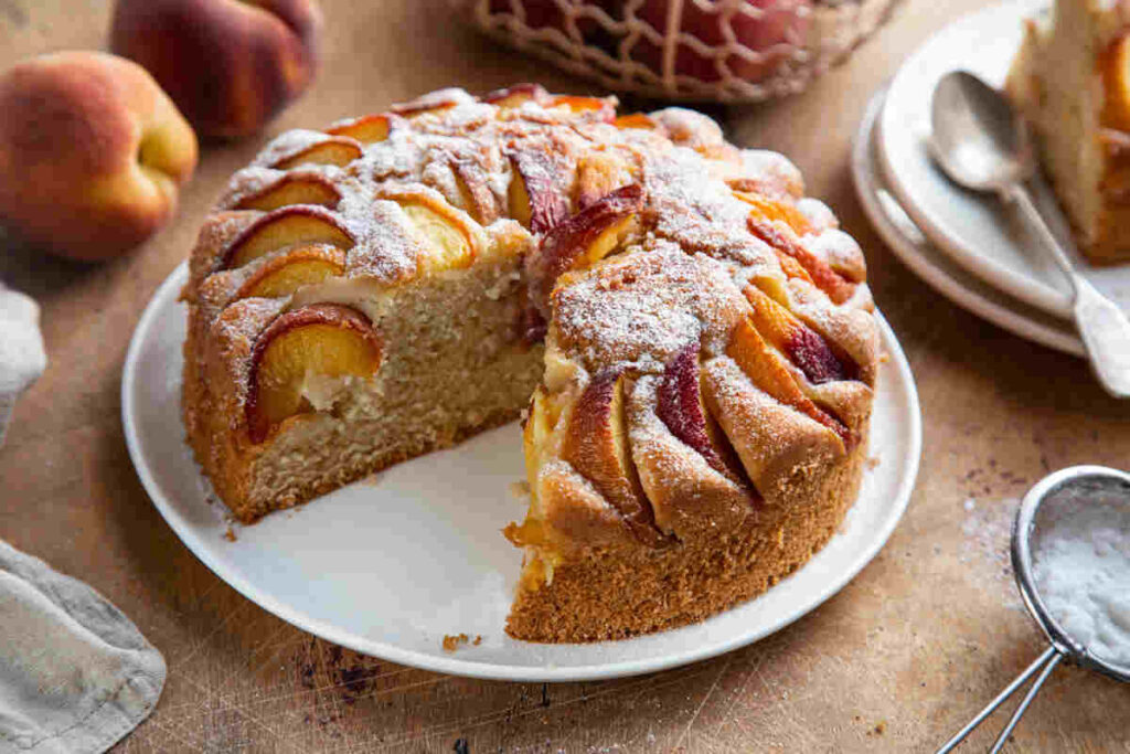 Torta di pesche 