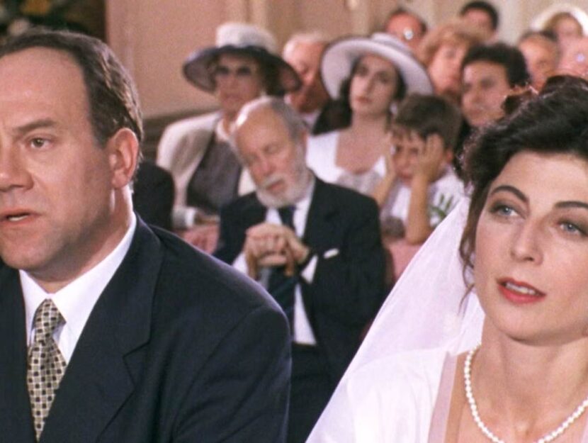 carlo verdone durante uno dei matrimoni di viaggi di nozze