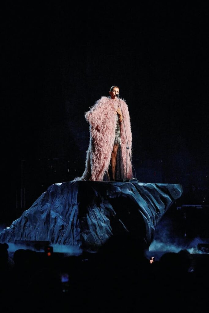 Céline Dion con abito Givenchy