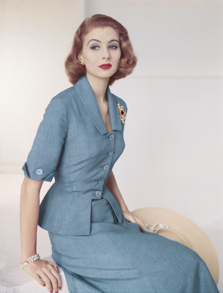 Suzy Parker in un servizio fotografico degli anni '50