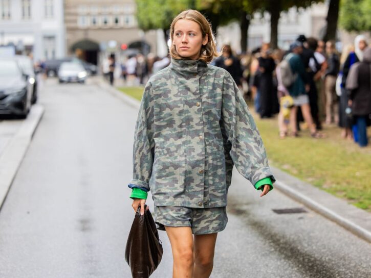 Il camouflage è il nuovo neutro, approvato dalle più cool di Copenaghen