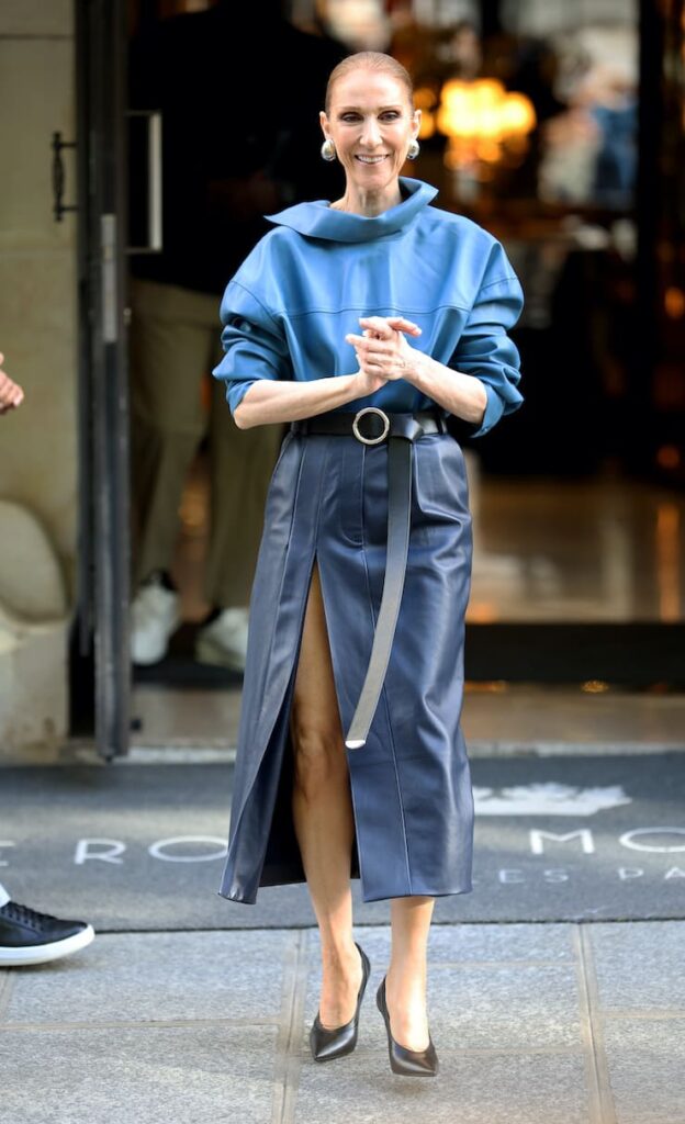 Céline in completo in pelle by Givenchy