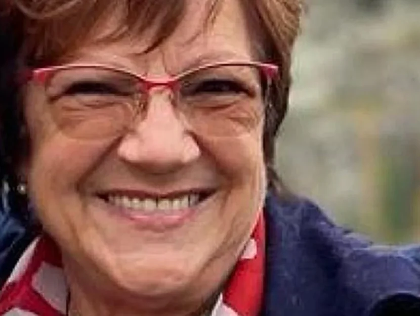 Un primo piano di Pierina Paganelli