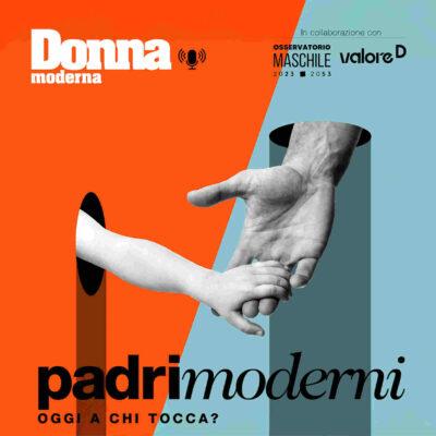 copertina del podcast padri moderni con mani che si stringono