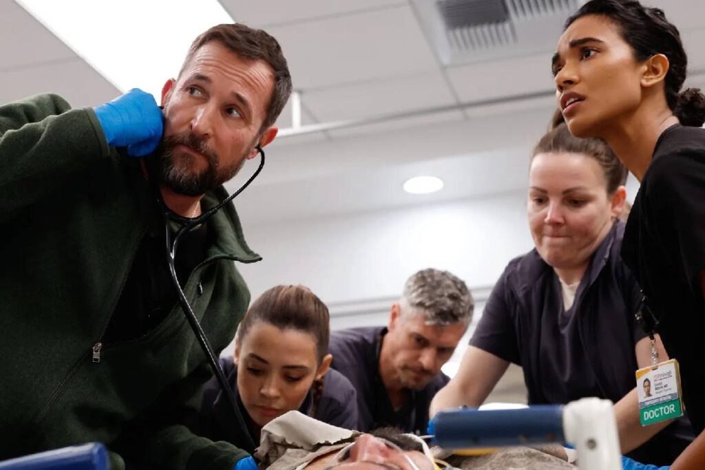 The Pitt, una scena del medical drama
