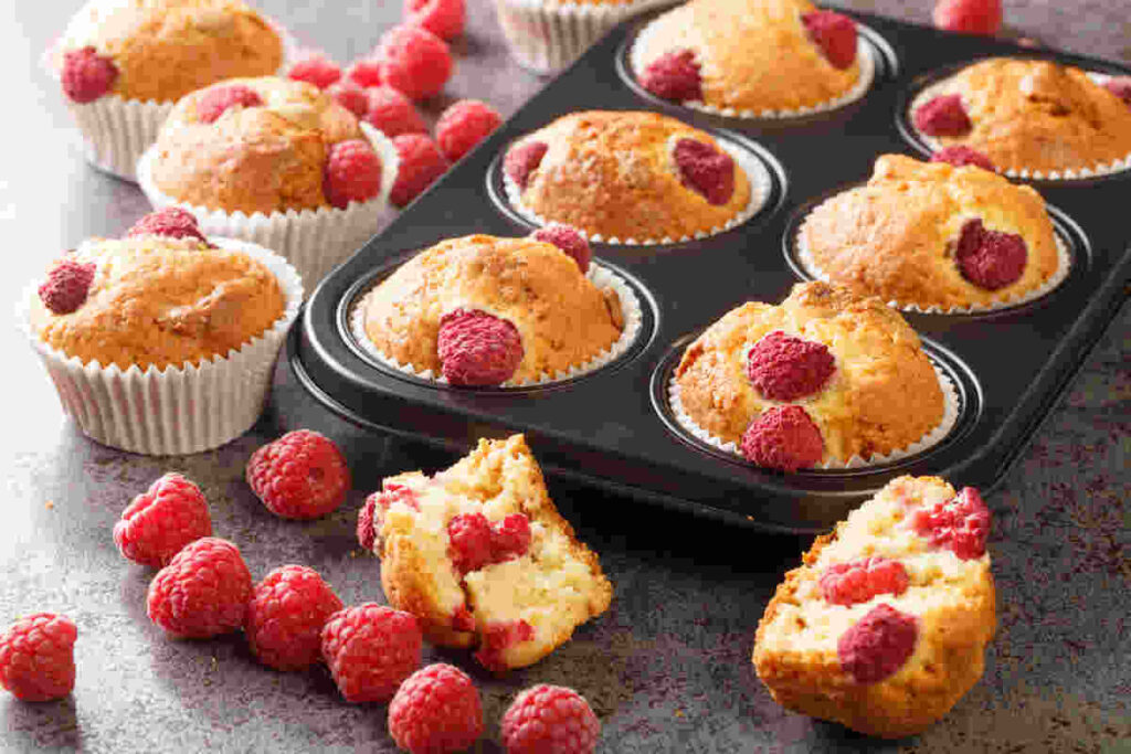 muffin lamponi
