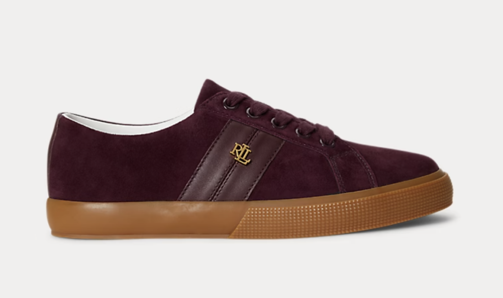 tendenza scarpe autunno 2026 sneakers burgundy