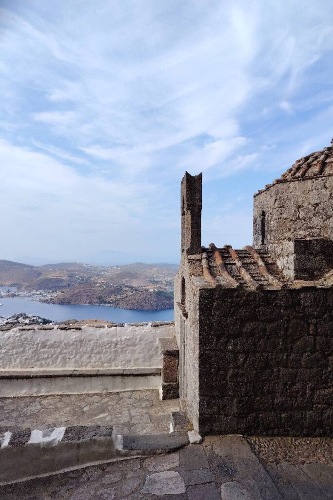 Vista sul mare da Chora