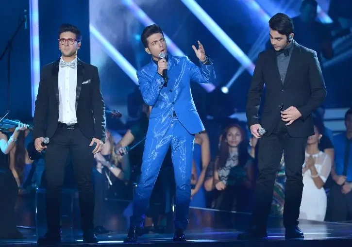 Il Volo si esibisce ai Billboard Latin Music Awards 2013 al Bank United Center il 25 aprile 2013 a Miami