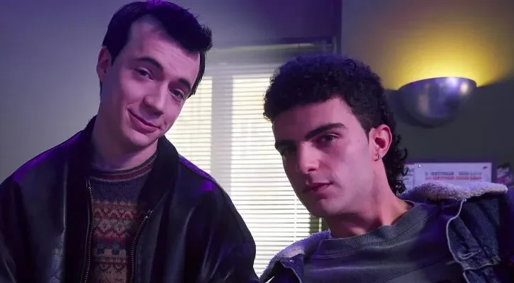 Elia Nuzzolo (Max Pezzali) e Matteo Oscar Giuggioli (Mauro Repetto)