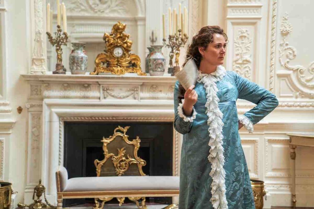Lady Violet Bridgerton nella sua casa