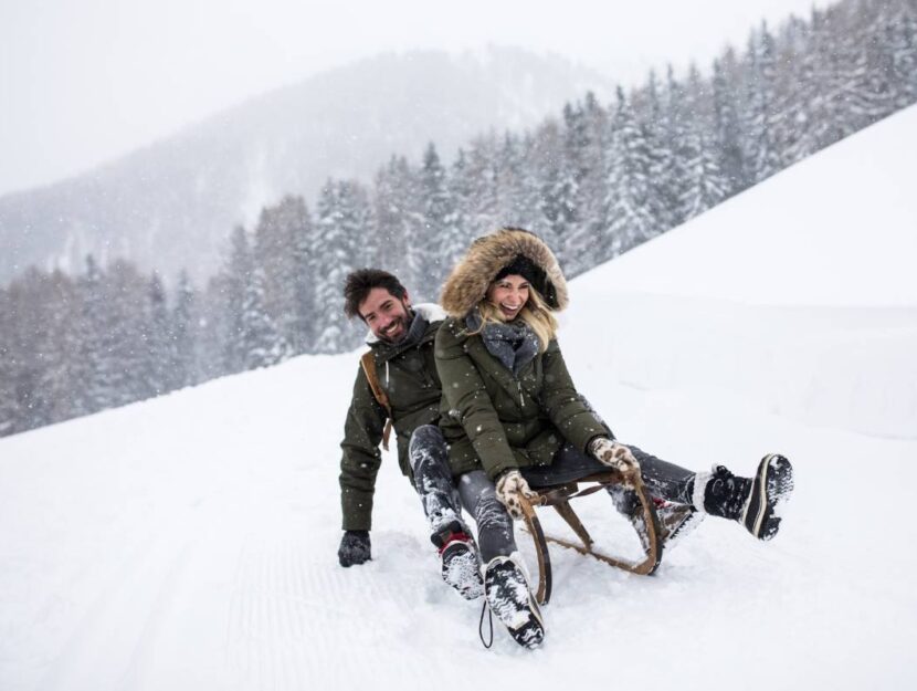 Tanto divertimento sulla neve anche per chi non scia nel comprensorio del Watles,in Val Venosta.