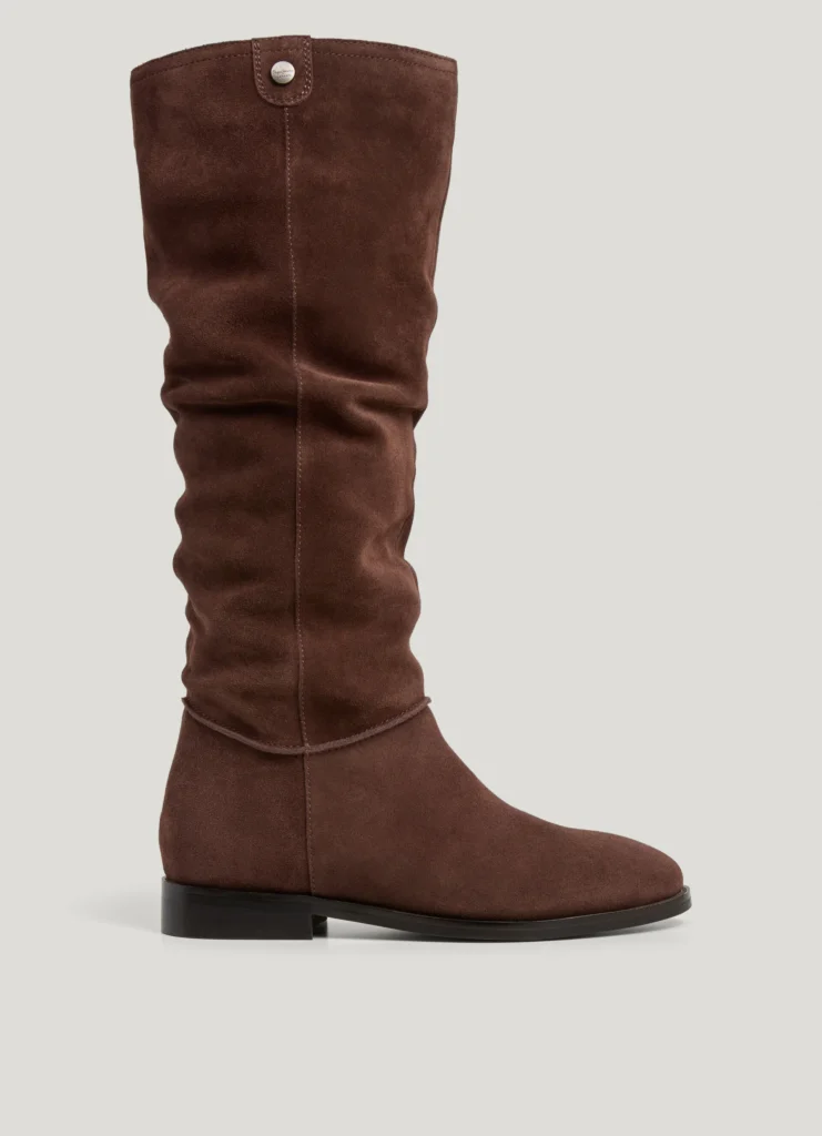 stivali camoscio donna tendenza scarpe moda autunno 2026