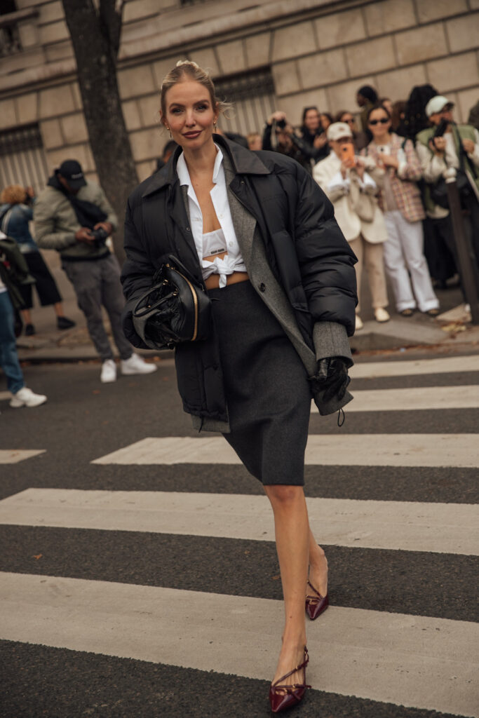 come abbinare piumini neri donna tendenza moda autunno inverno 2026 2027